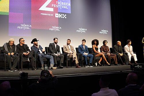 Al Pacino, Eif Rivera, Diego Boneta, Brad Feinstein, Kiki Layne - cast and crew Q&A for Killing Castro at the 2026 Tribeca Film Festival, New York City, June 9, 2026.