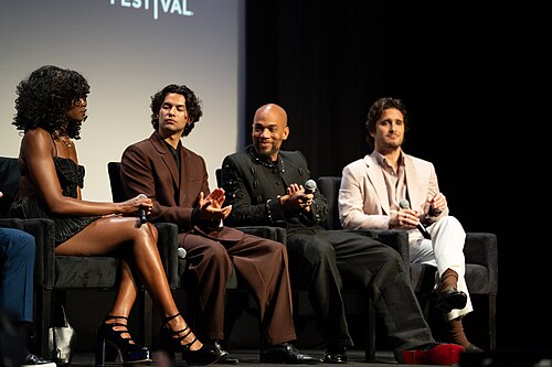 Kiki Layne,  Xolo Maridueña, kendrick Sampson, Diego Boneta - cast and crew Q&A for Killing Castro at the 2026 Tribeca Film Festival, New York City, June 9, 2026.
