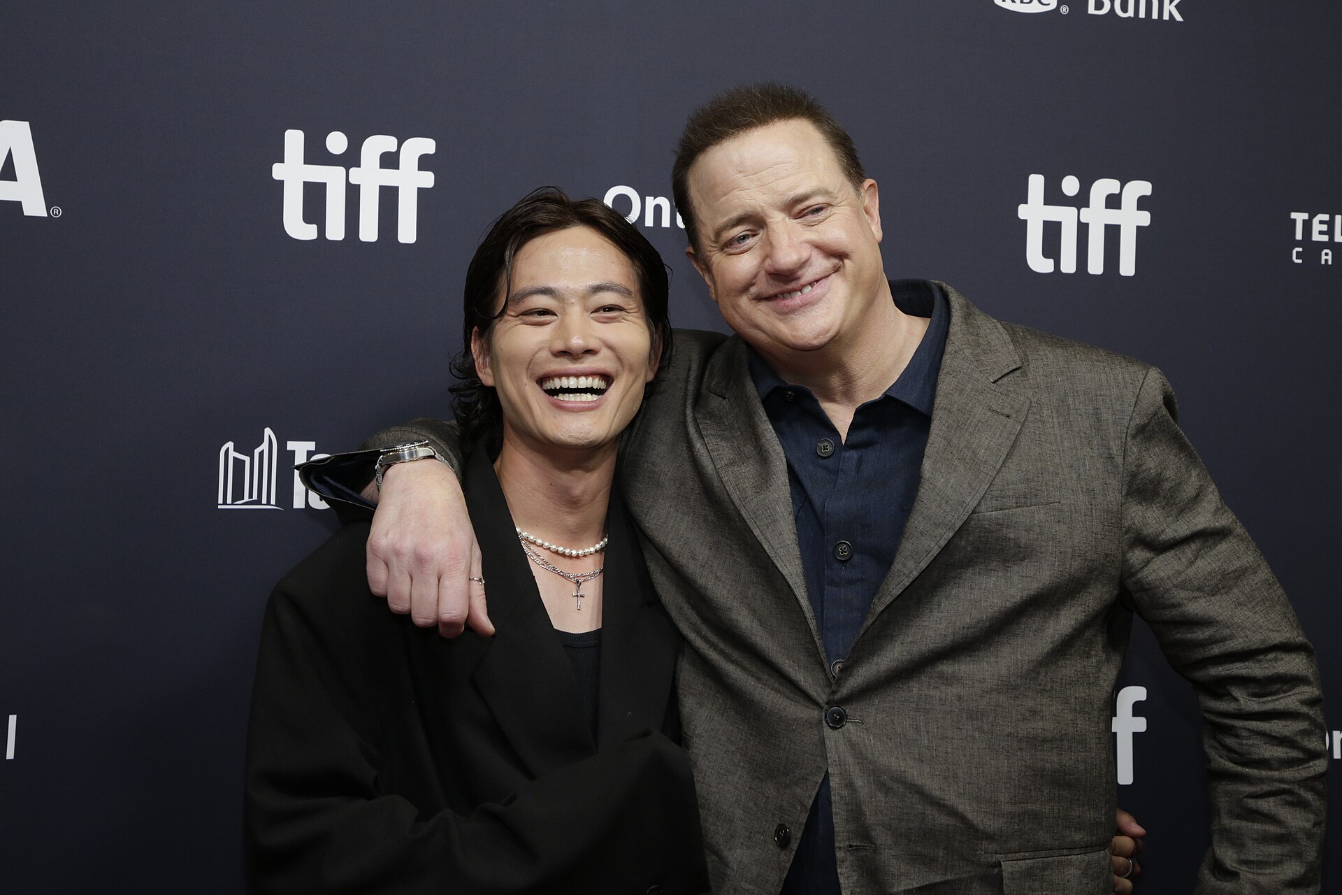 Kimura Bun and Brendan Fraser at REntal Family Premiere at TIFF 2025.