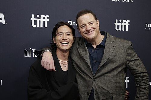Kimura Bun and Brendan Fraser at REntal Family Premiere at TIFF 2025.