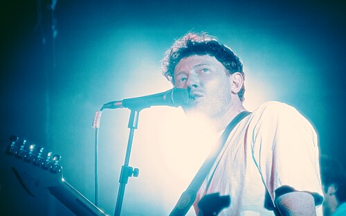 King Krule performing at The George Tavern in London in 2025