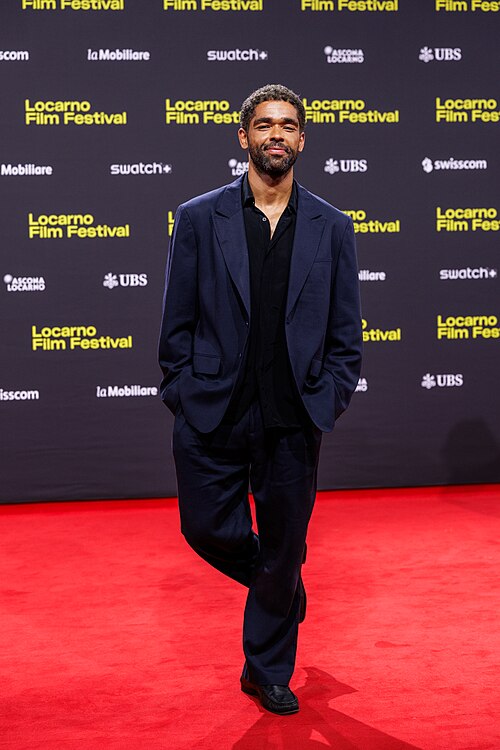 Kingsley Ben-Adir attends "Frank & Louis" red carpet during the 79th Locarno Film Festival on August 10, 2026 in Locarno, Switzerland.