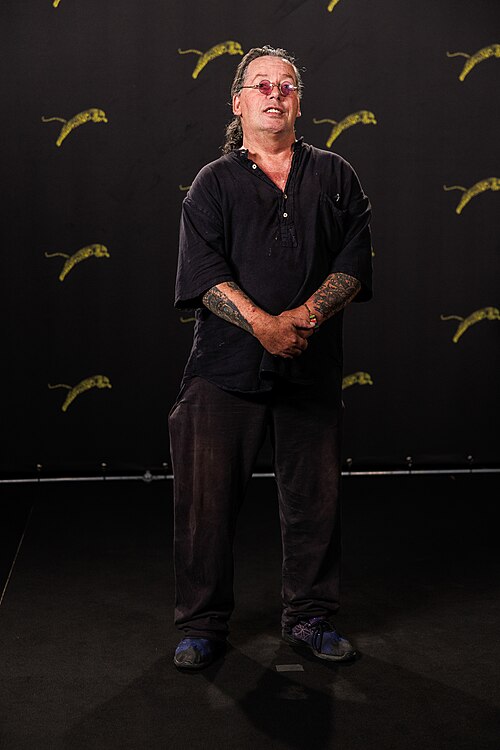 Kip Lee Billups attends "Down the Arm of God" photocall during the 79th Locarno Film Festival on August 12, 2026 in Locarno, Switzerland.