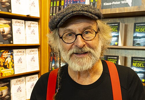 German writer Klaus-Peter Wolf (* 1954) on the Frankfurt Book Fair (Frankfurter Buchmesse), 2025