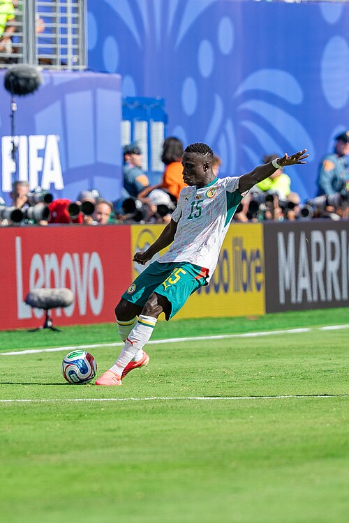 Krepin Diatta during France v Senegal on 16 June 2026 at the 2026 FIFA World Cup at NY/NJ Stadium in East Rutherford, NJ