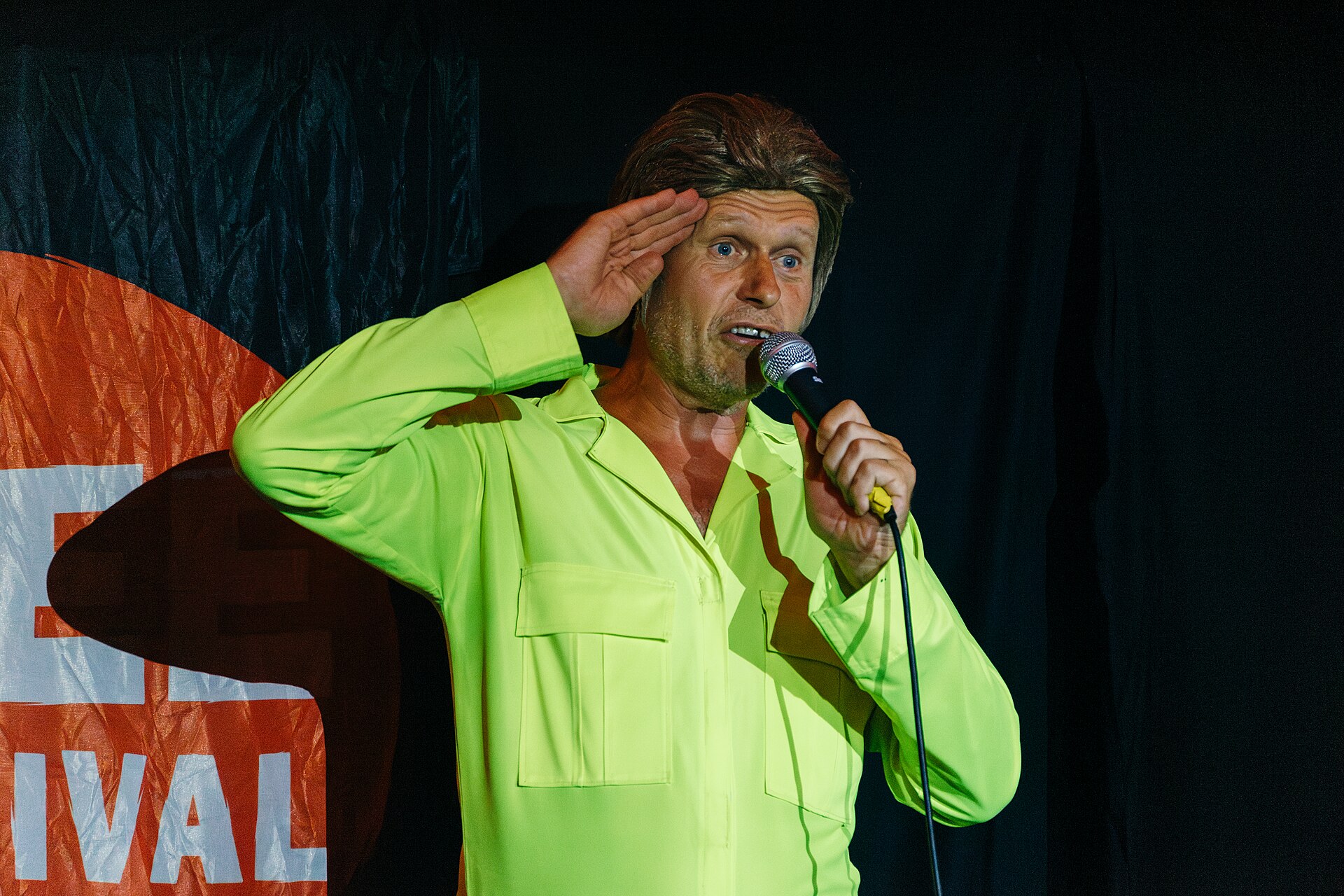 Kunt and the Gang performing at the 2025 Edinburgh Festival Fringe