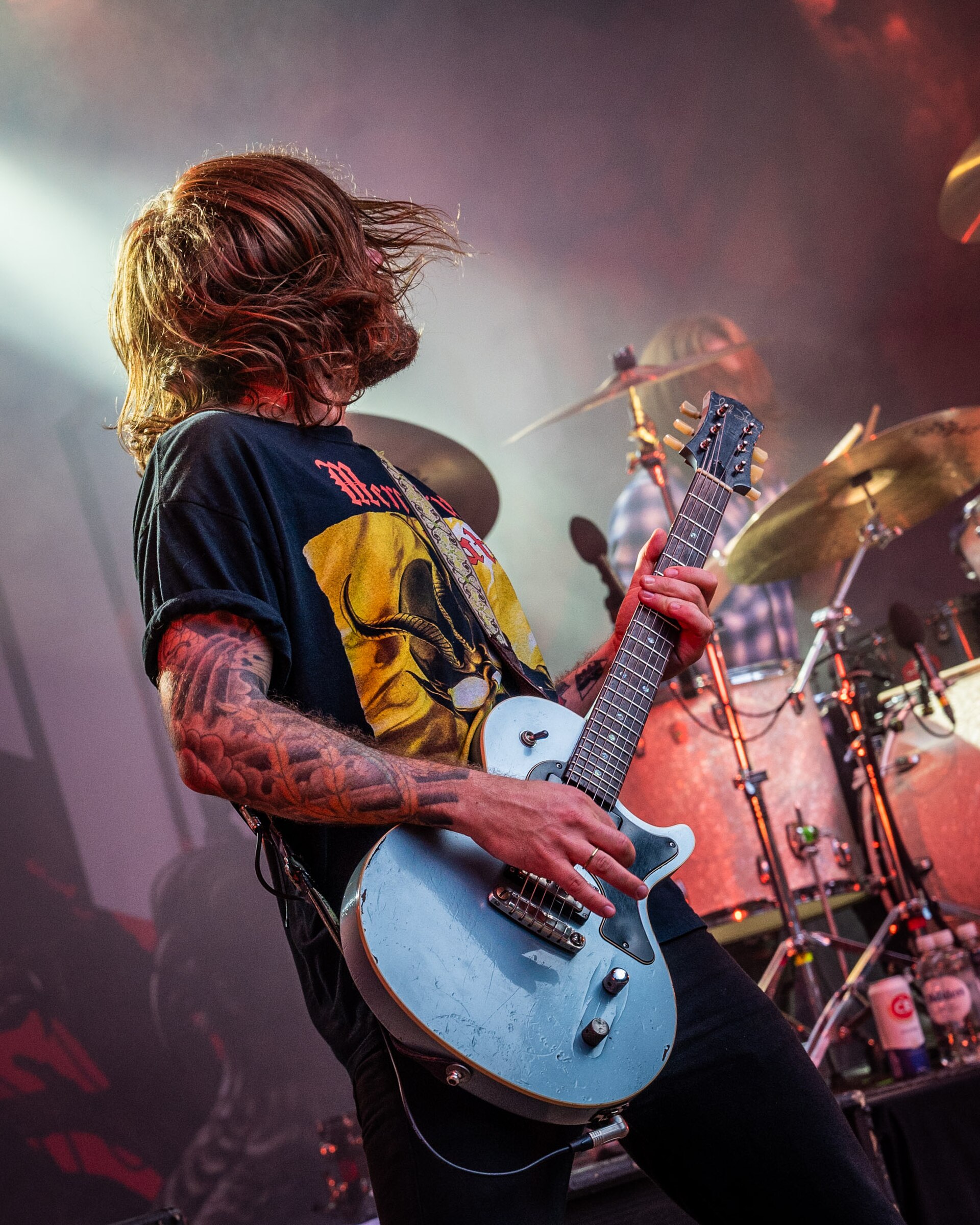 Kvelertak på Ravnedalen Live festival i Kristiansand, 2024.
Foto: Birgit Fostervold @knipselyst

CC: BY-SA 2.0