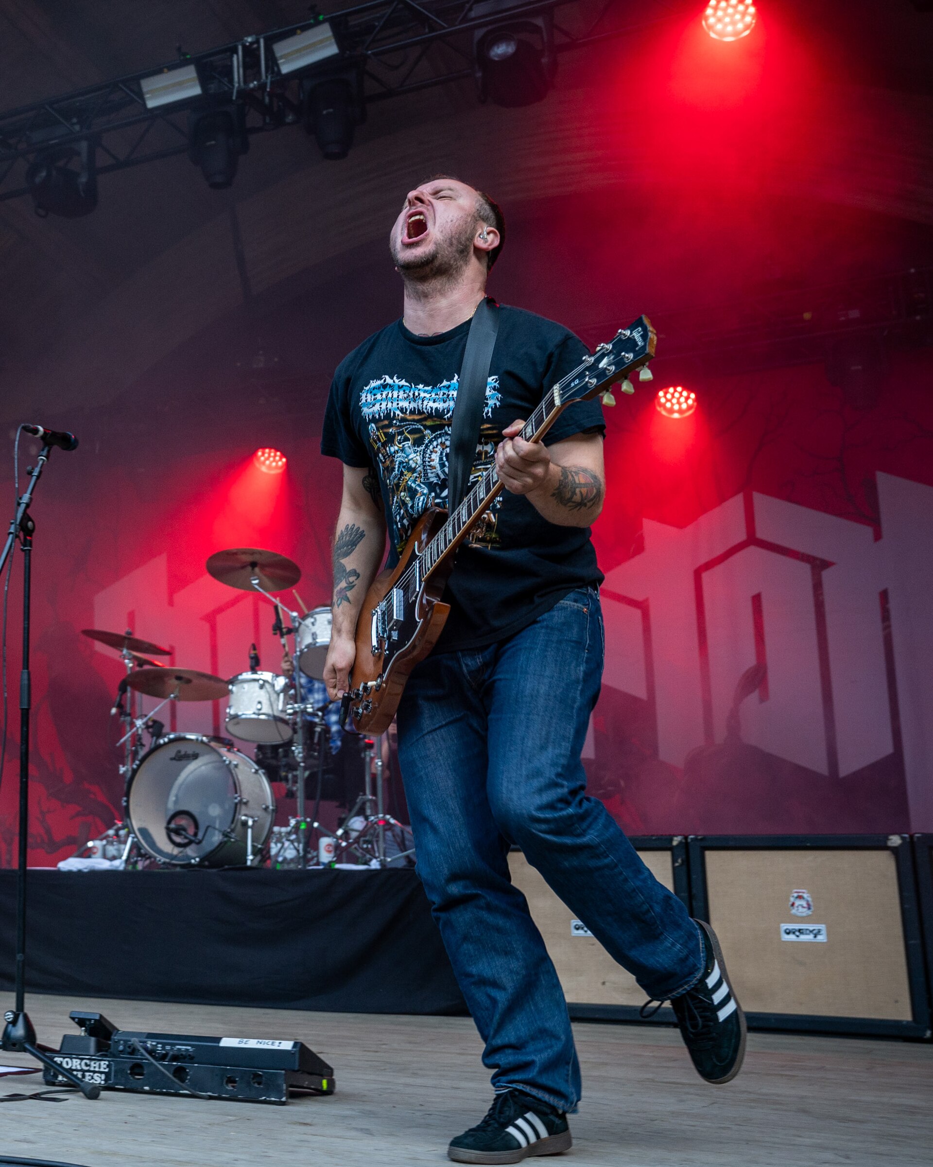 Kvelertak på Ravnedalen Live festival i Kristiansand, 2024.
Foto: Birgit Fostervold @knipselyst

CC: BY-SA 2.0
