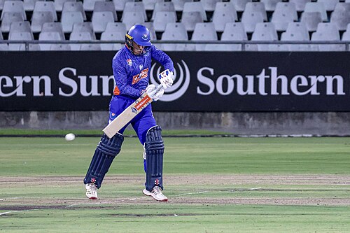 Kyle Verreynne batting for Western Province in 2026 at Newlands Cricket Ground