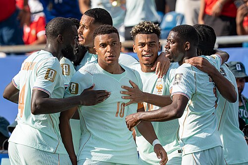 Kylian Mbappe Desire Doue during France v Morocco at the 2026 FIFA World Cup