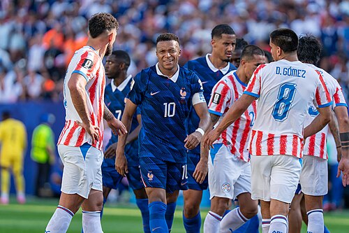 Kylian Mbappe during France v Paraguay at the 2026 FIFA World Cup