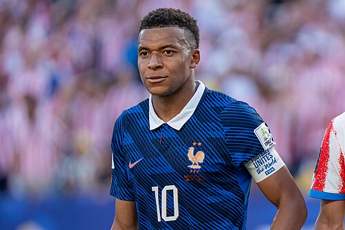 Kylian Mbappe during France v Paraguay at the 2026 FIFA World Cup