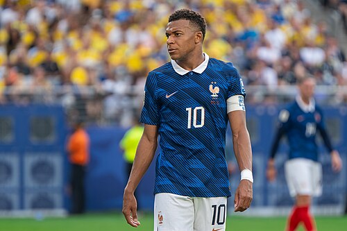 Kylian Mbappe during France v Sweden at the 2026 FIFA World Cup