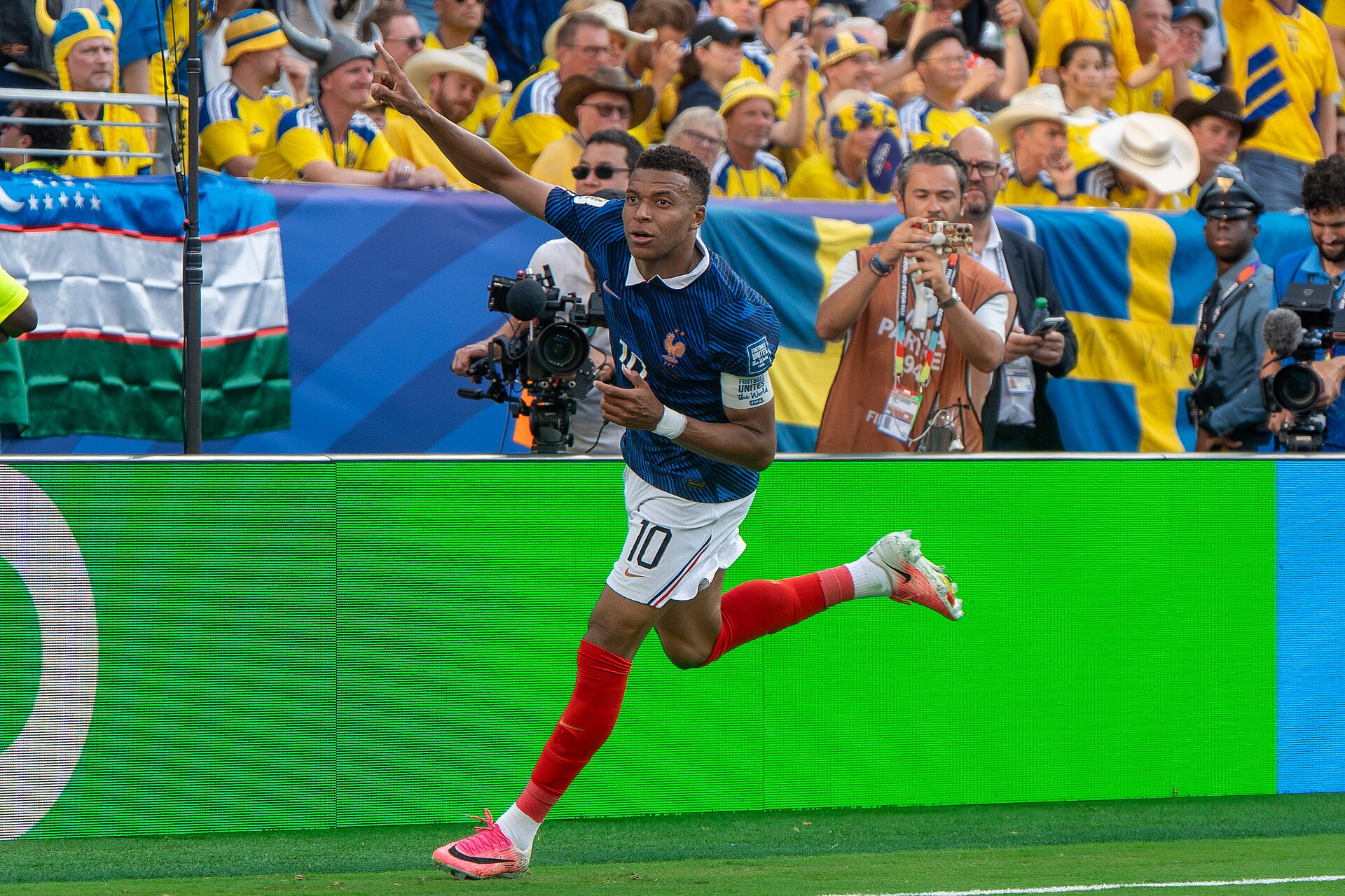 Kylian Mbappe during France v Sweden at the 2026 FIFA World Cup