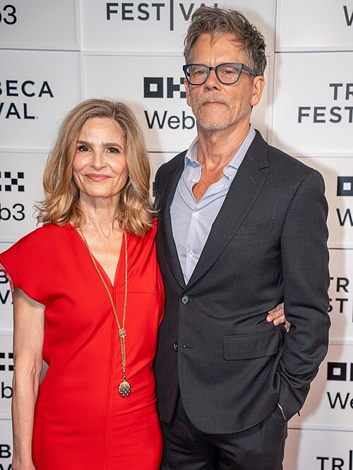 Kyra Sedgwick and Kevin Bacon during The Best You Can premiere at the 2025 Tribeca Festival