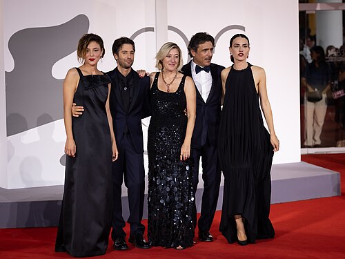 Jasmine Trinca, Paolo Strippoli, Valeria Bruni-Tedeschi, Adriano Giannini and Romana Maggiora Vergano at the 83rd Venice International Film Festival