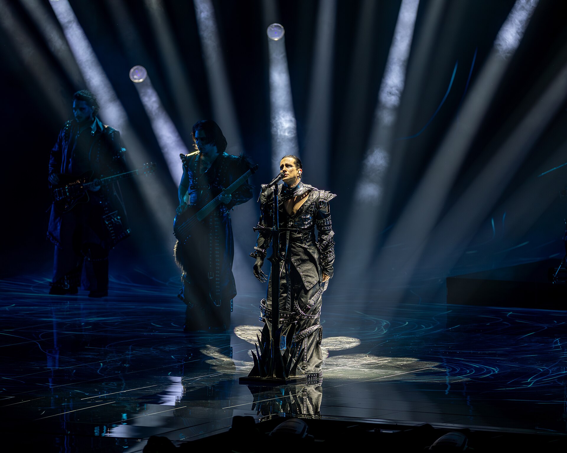 LAVINA performing Kraj Mene, representing Serbia in the 1st Semi Final of the 2026 Eurovision Song Contest in Vienna