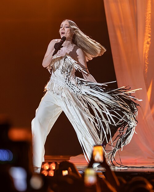 LELÉKA performing Ridnym, representing Ukraine in the 2nd Semi Final of the 2026 Eurovision Song Contest in Vienna