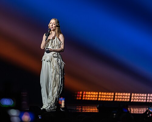 LELÉKA performing Ridnym, representing Ukraine in the 2nd Semi Final of the 2026 Eurovision Song Contest in Vienna