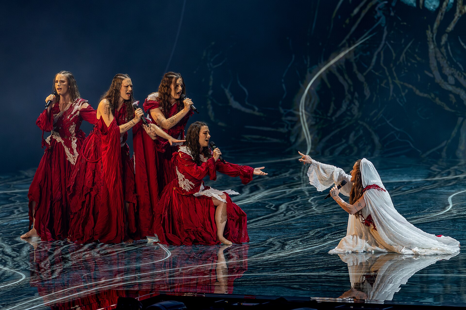 LELEK performing Andromeda, representing Croatia in the 1st Semi Final of the 2026 Eurovision Song Contest in Vienna