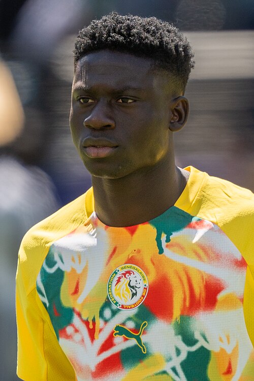 Lamine Camara during France v Senegal on 16 June 2026 at the 2026 FIFA World Cup at NY/NJ Stadium in East Rutherford, NJ