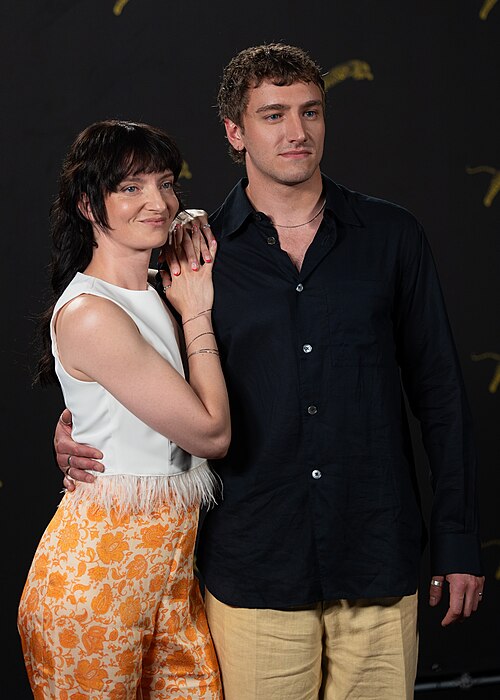 Larissa Corrriveau and Xavier Bergeron at the 79th Locarno Film Festival 2026