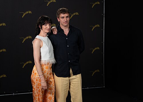 Larissa Corrriveau and Xavier Bergeron at the 79th Locarno Film Festival 2026