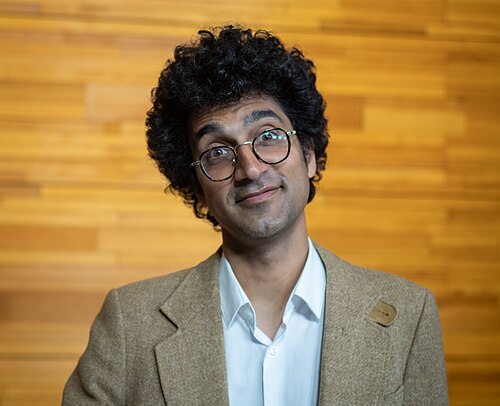 Latif Nasser, Canadian-American researcher, writer and presenter, at TED 2025 in Vancouver, Canada