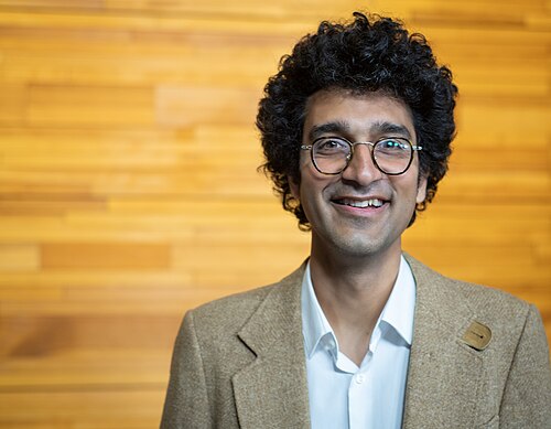 Latif Nasser, Canadian-American researcher, writer and presenter, at TED 2025 in Vancouver, Canada