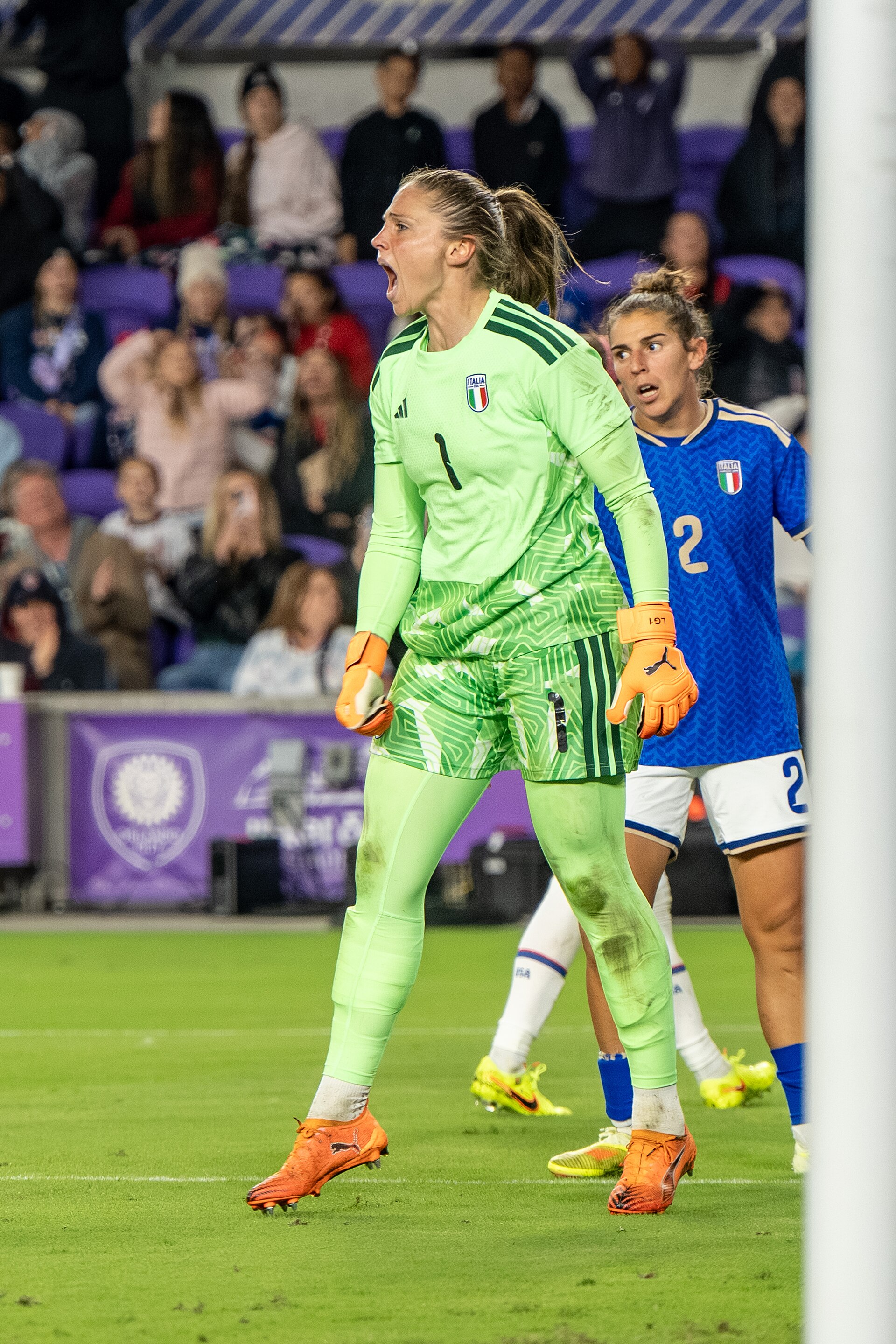 Laura Giuliani during United States Women's Soccer Team vs Italy Women's National Football Team on November 28 2025