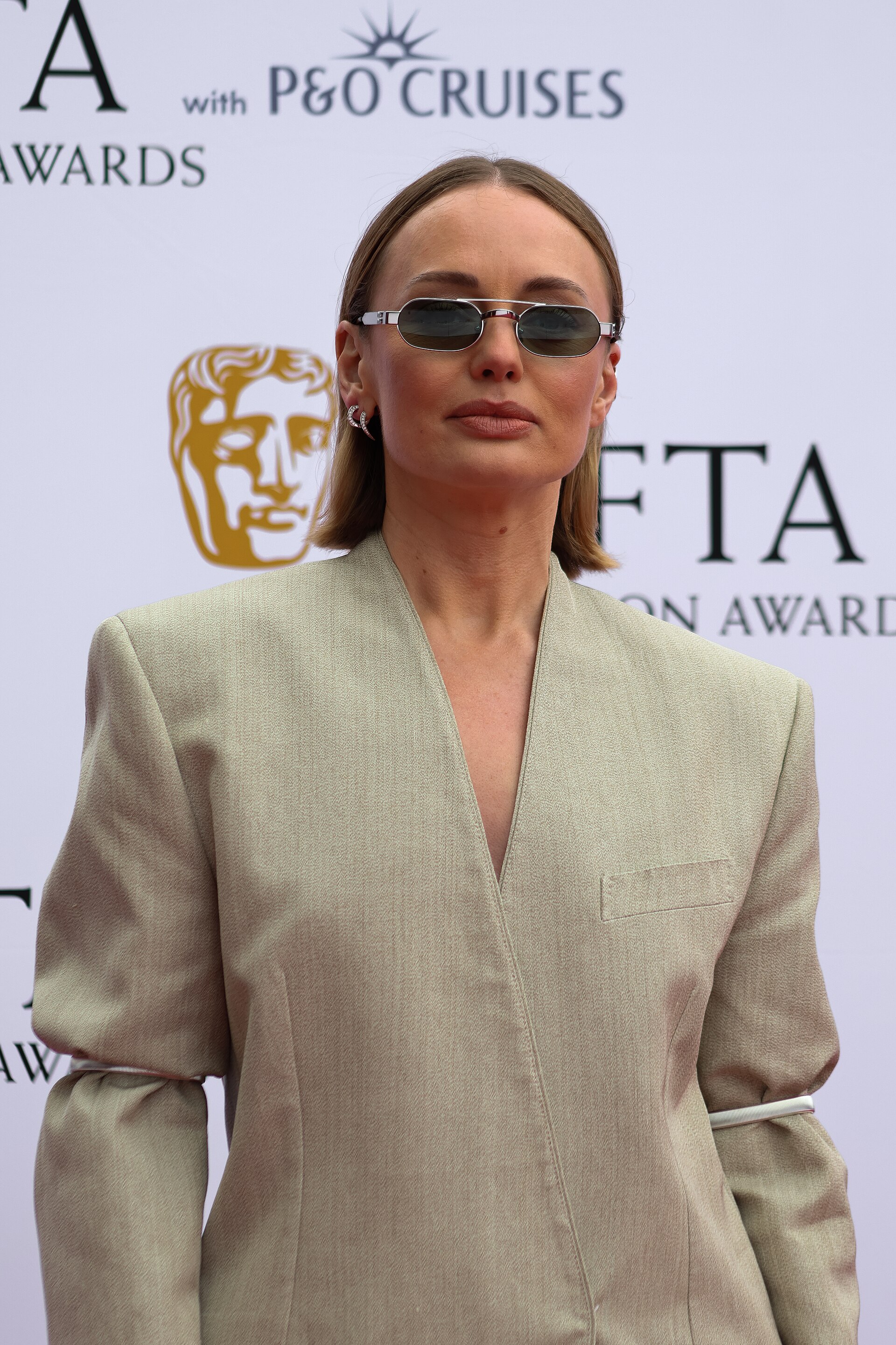 Laura Haddock at the TV BAFTA red carpet, May 26