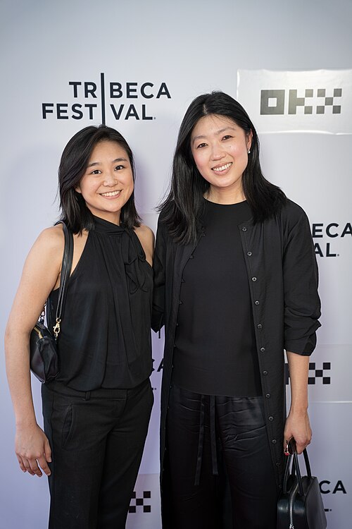 Lauren Chen (R) and Emily Eng (L) at the premiere of HARVEST at Tribeca Film Festival 2026.
