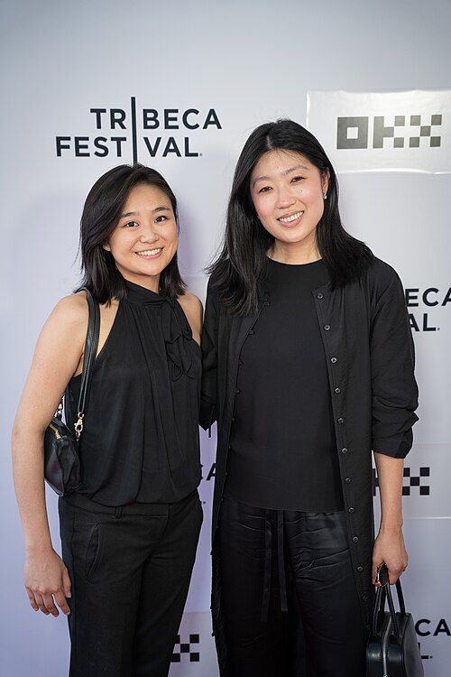 Lauren Chen (R) and Emily Eng (L) at the premiere of HARVEST at Tribeca Film Festival 2026.