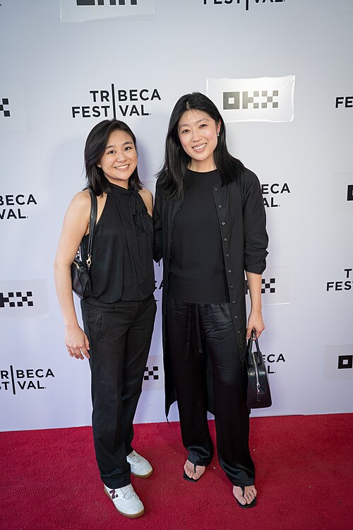 Lauren Chen (R) and Emily Eng (L) at the premiere of HARVEST at Tribeca Film Festival 2026.