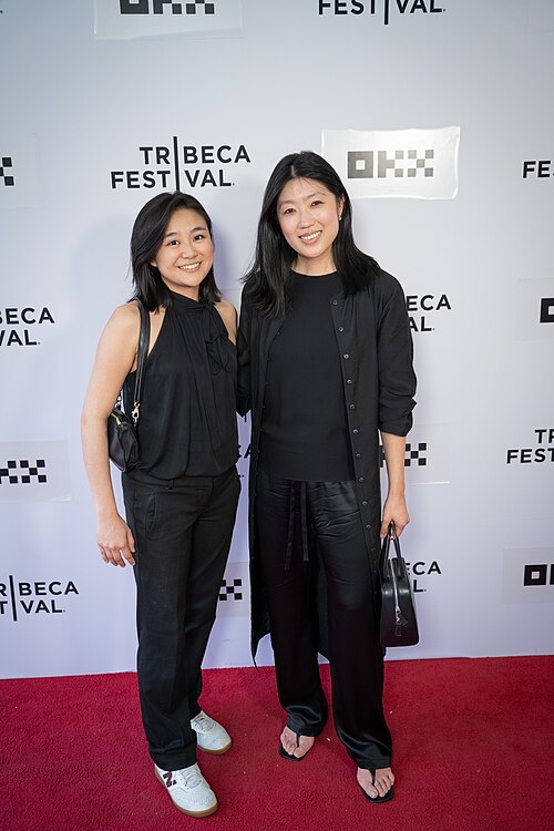 Lauren Chen (R) and Emily Eng (L) at the premiere of HARVEST at Tribeca Film Festival 2026.