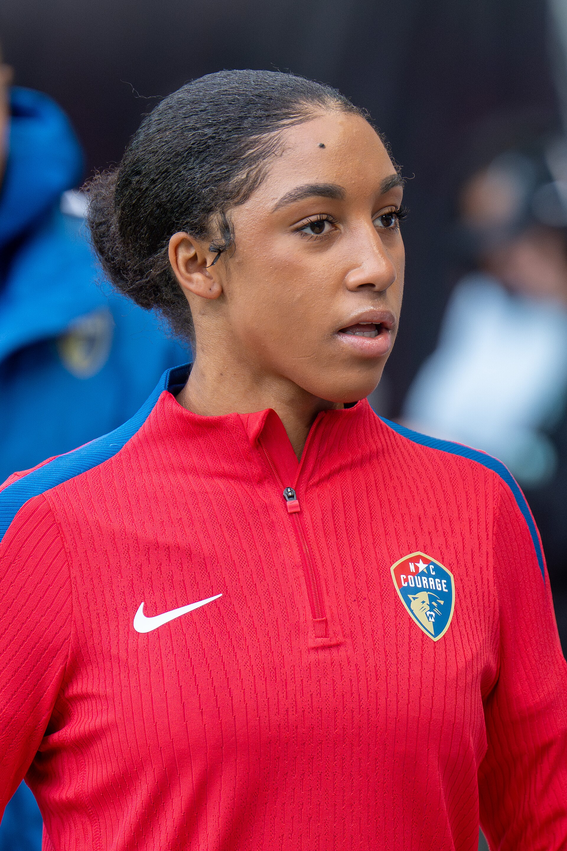 Lauryn Thompson during Gotham FC vs North Carolina Courage on March 21, 2026