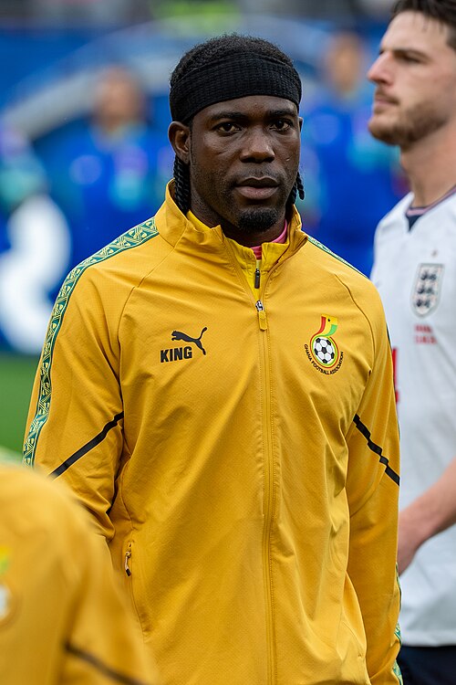 Lawrence Ati-Zigi during England v Ghana on 23 June 2026 at the 2026 FIFA World Cup