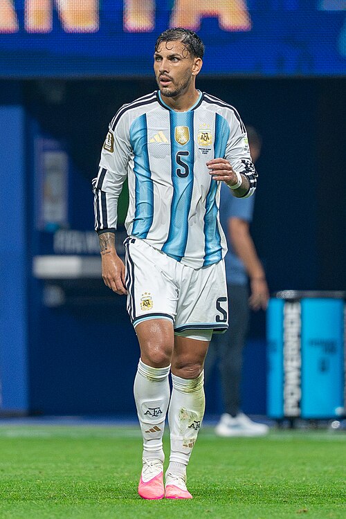 Leandro Paredes during Argentina v Egypt at the 2026 FIFA World Cup
