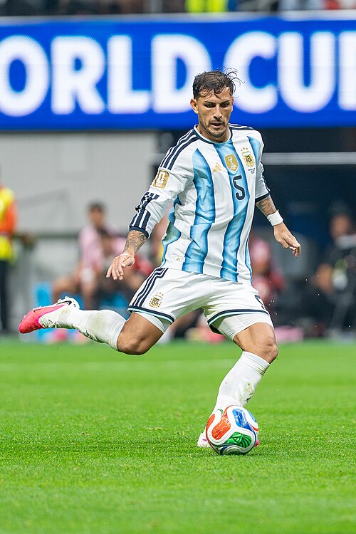 Leandro Paredes during Argentina v Egypt at the 2026 FIFA World Cup