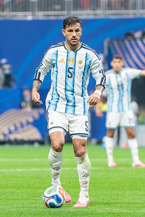 Leandro Paredes during Argentina v Egypt at the 2026 FIFA World Cup