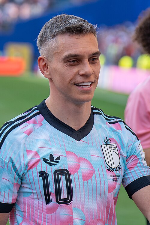 Leandro Trossard during Belgium v United States at the 2026 FIFA World Cup