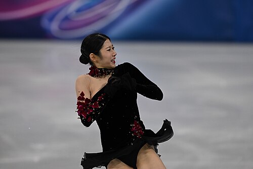 MILAN, ITALY - 19 FEBRUARY 2026: Lee Hae-in of South Korea compete during the Figure Skating Women Single Skating Free Skating at the Olympic Winter Games Milano Cortina 2026 Milano Ice Skating Arena on February 19, 2026 in Milan, Italy