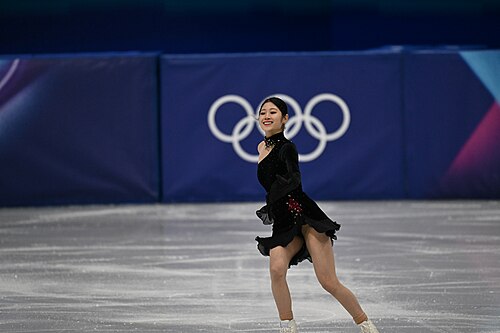 MILAN, ITALY - 19 FEBRUARY 2026: Lee Hae-in of South Korea compete during the Figure Skating Women Single Skating Free Skating at the Olympic Winter Games Milano Cortina 2026 Milano Ice Skating Arena on February 19, 2026 in Milan, Italy