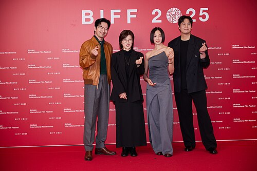 Lee Jin-wook, Lim Sun-ae, Keum Sae-rok, Yoo Ji-tae, director, actors, at the 30th Busan International Film Festival in Busan, South Korea in 2025