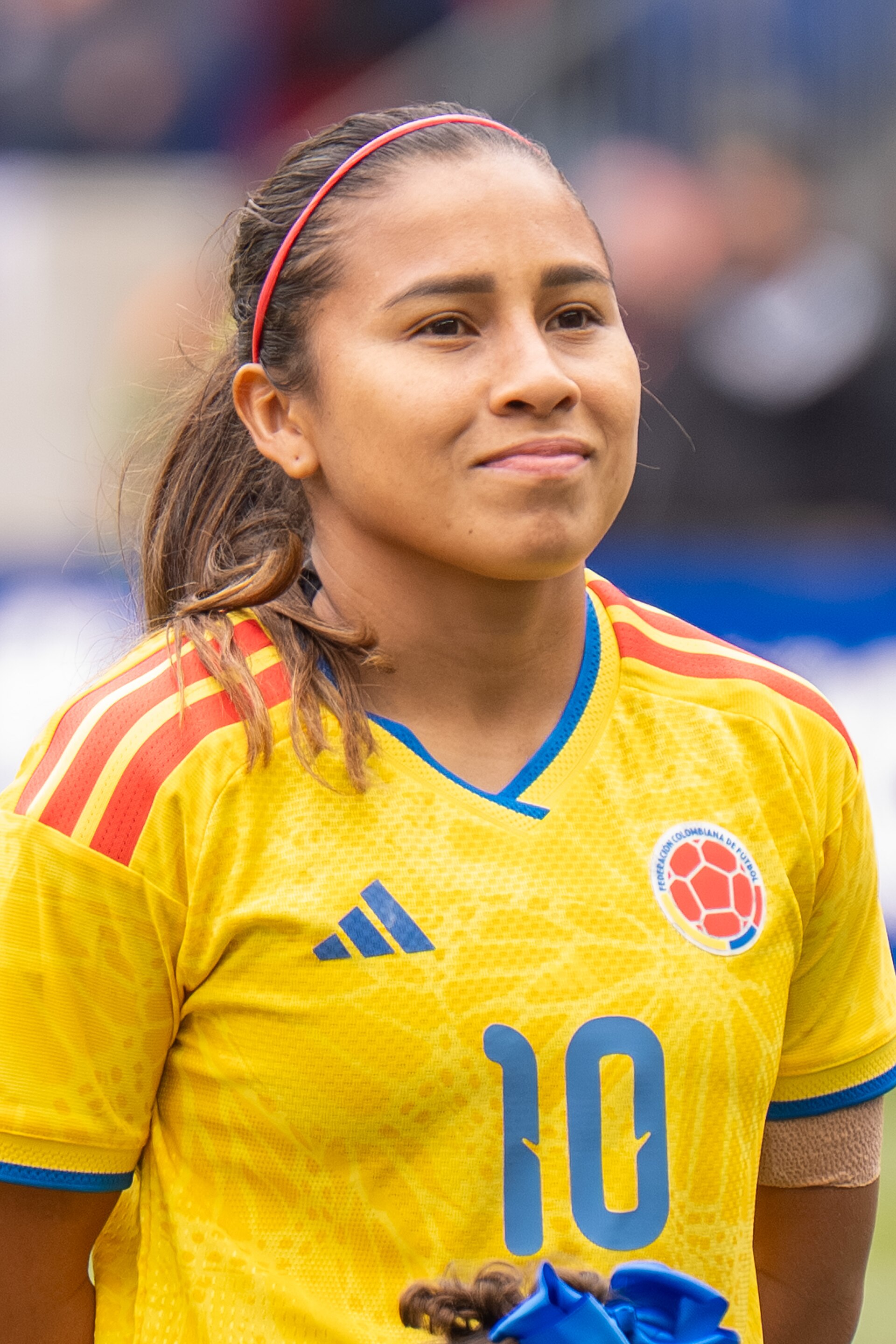 Leicy Santos during the US Women's Soccer Team vs Colombia at the SheBelieves Cup on March 7, 2026