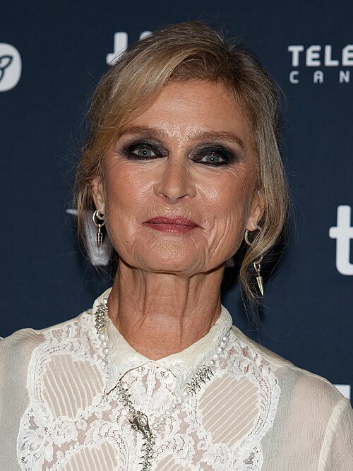 Lena Endre at the 2024 Toronto International Film Festival (TIFF) for the mini-series Trolösa (Faithless).