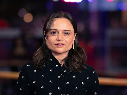 Actress Lena Urzendowsky at the 2026 Berlin International Film Festival