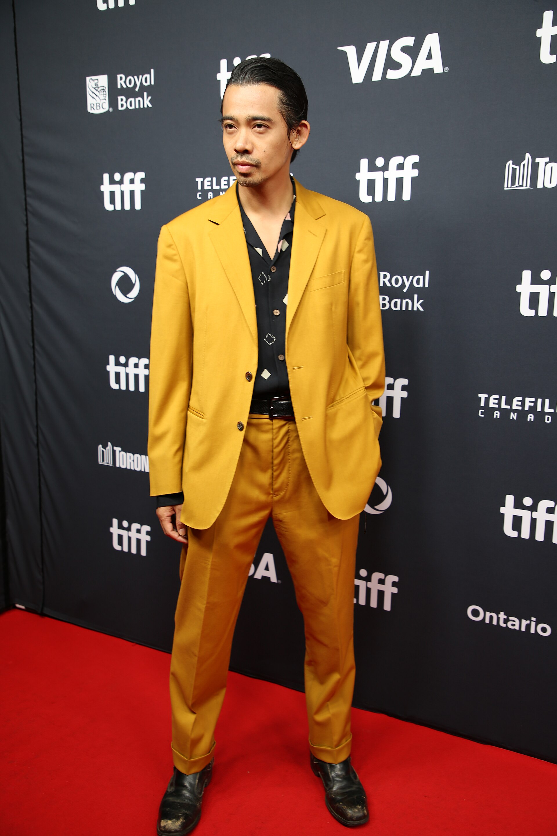 Leo Imamura, actor, at the 2024 Toronto International Film Festival (TIFF) for the movie The Gesuidouz.