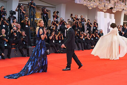 Leslie Bibb, Steve Rockwell and Parker Posey attend the "Wild Horse Nine" Screening during the 83rd Venice International Film Festival at Sala Grande on September 03, 2026 in Venice, Italy