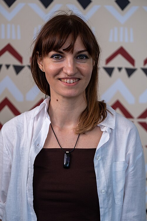 Letherian3 portrait at Wikimania 2025 WikiPortraits Studio